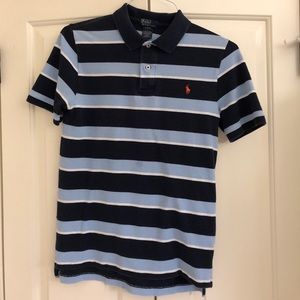 Striped Polo Dress Shirt